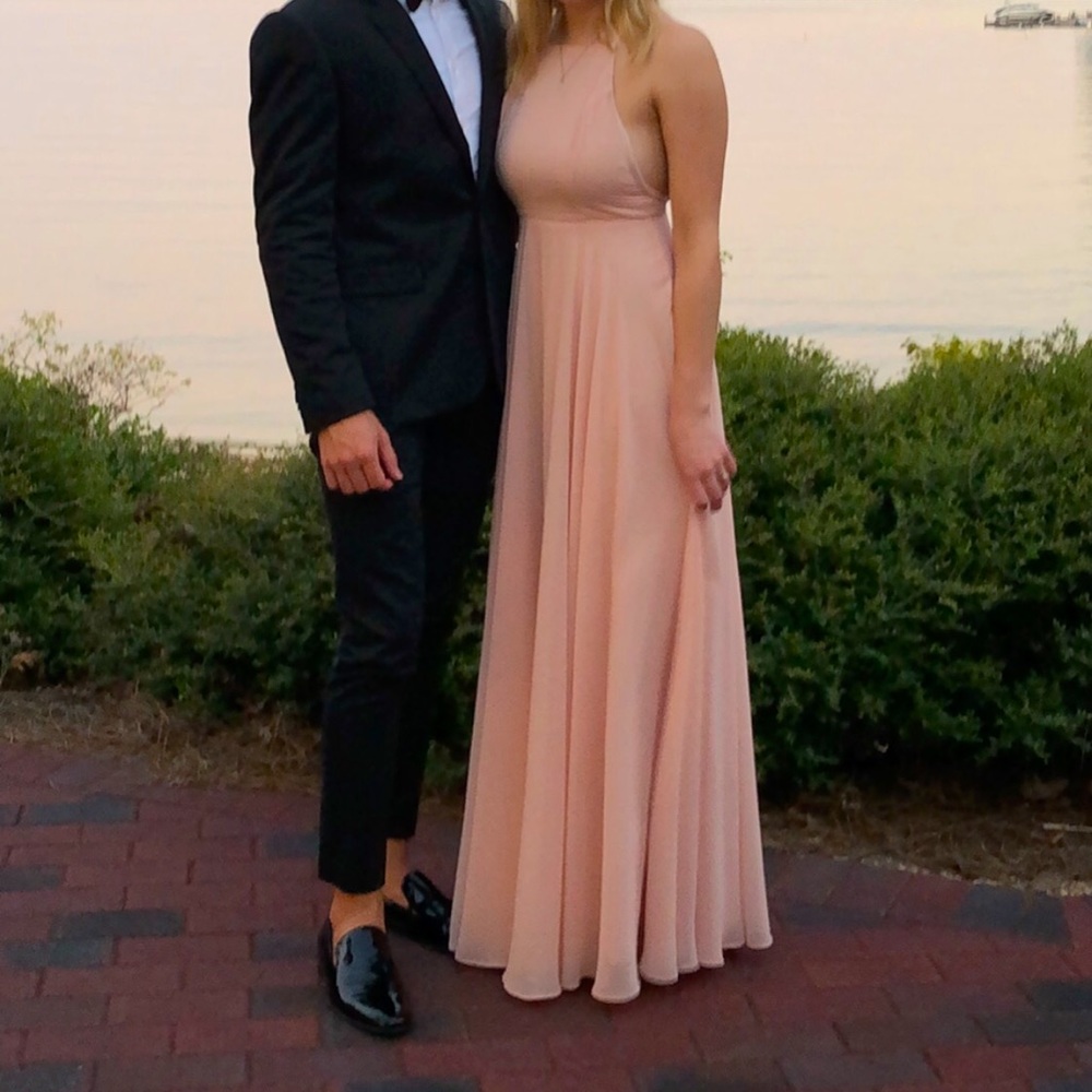 Pink prom dress